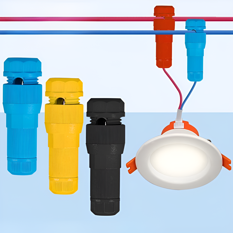 ストリップ不要のピアスクイックコネクタ