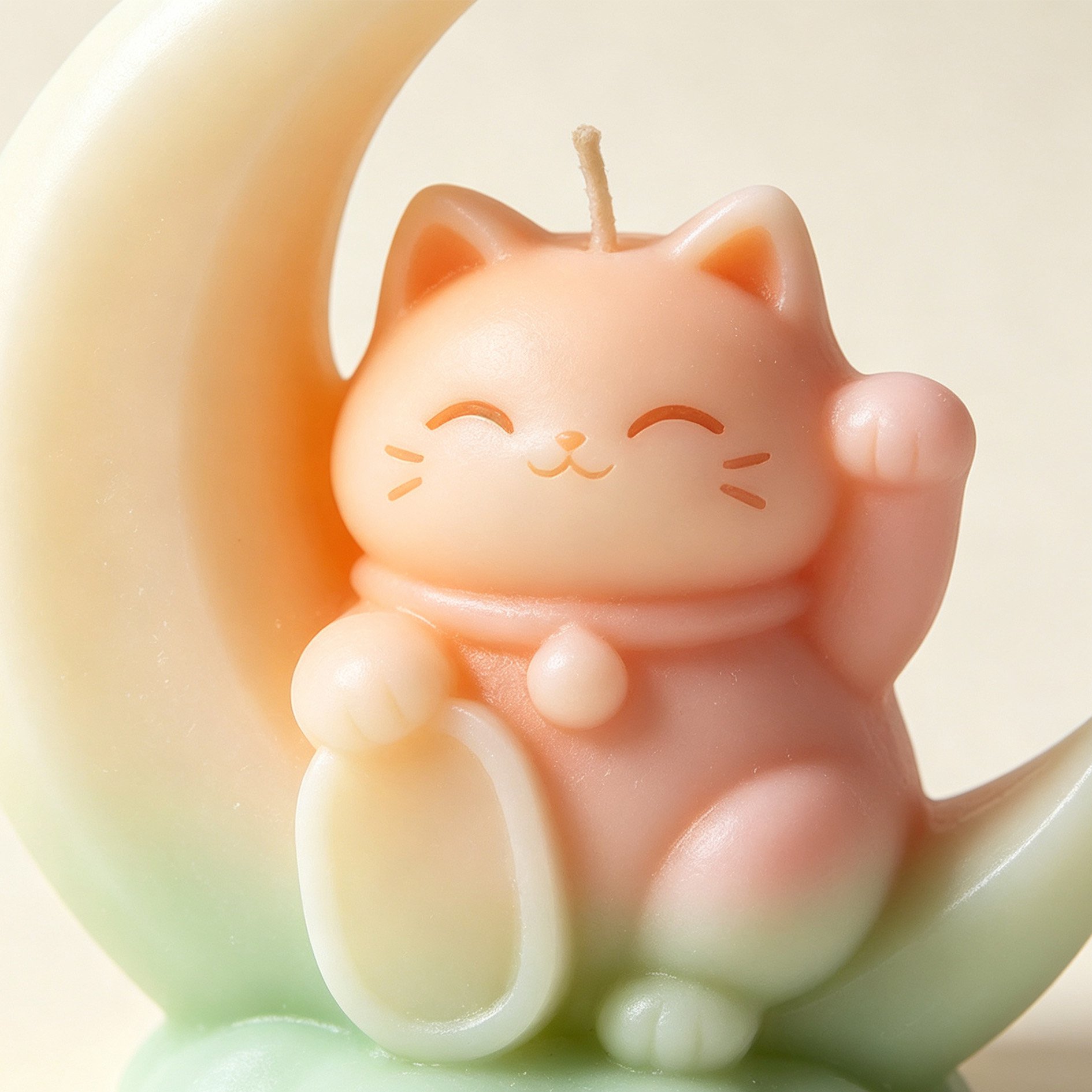 装飾デザインの香り付きキャンドル