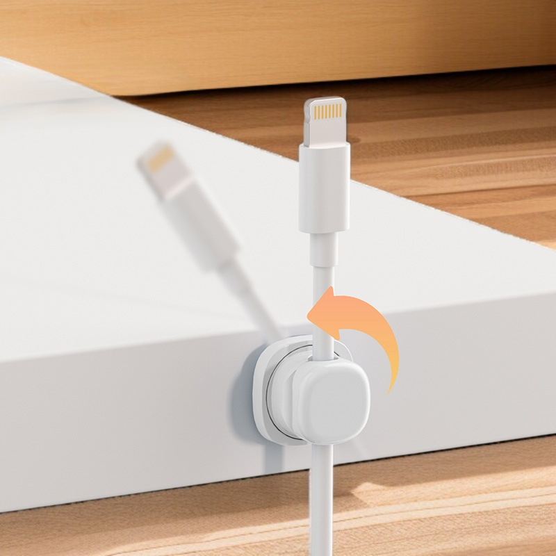 다용도 스프링 케이블 정리기 충전 케이블 수납함 회전식 다기능 케이블 수납함