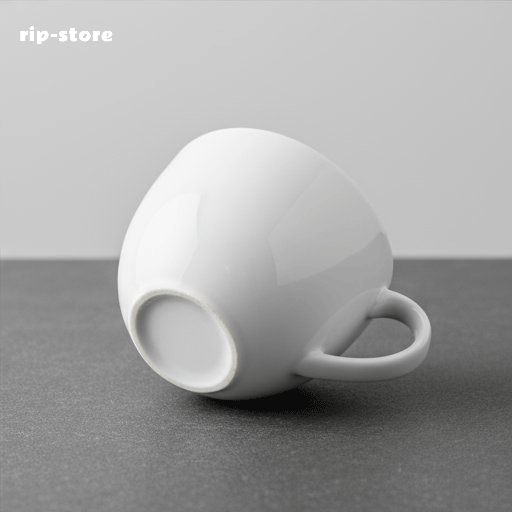 Stacked ceramic tea cups showcasing glossy finish