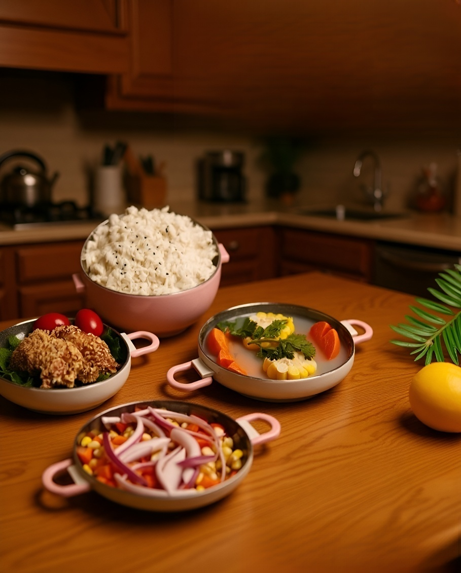 仕切り付きで食材を分けて収納できる弁当箱