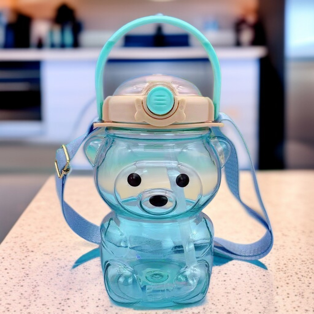 Children's plastic cup straw water cup