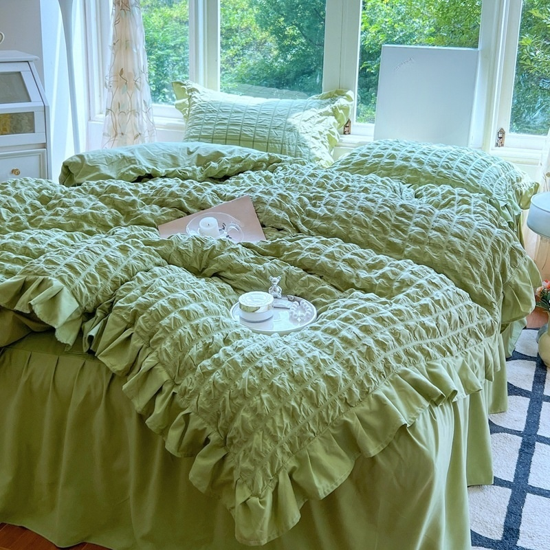 ชุดผ้าปูที่นอนสีพื้น 4 ชิ้น