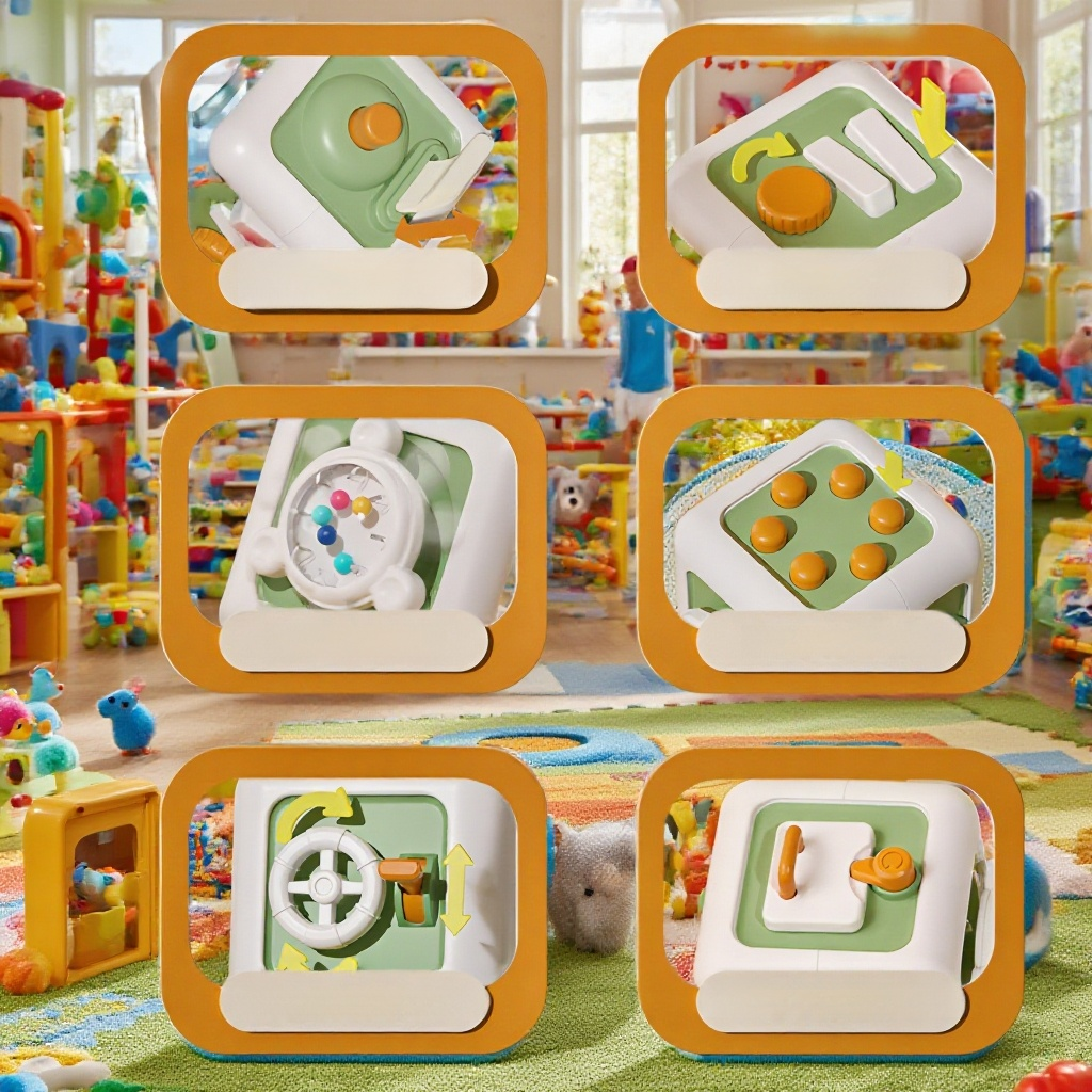 Pudełko z zabawkami dla niemowląt