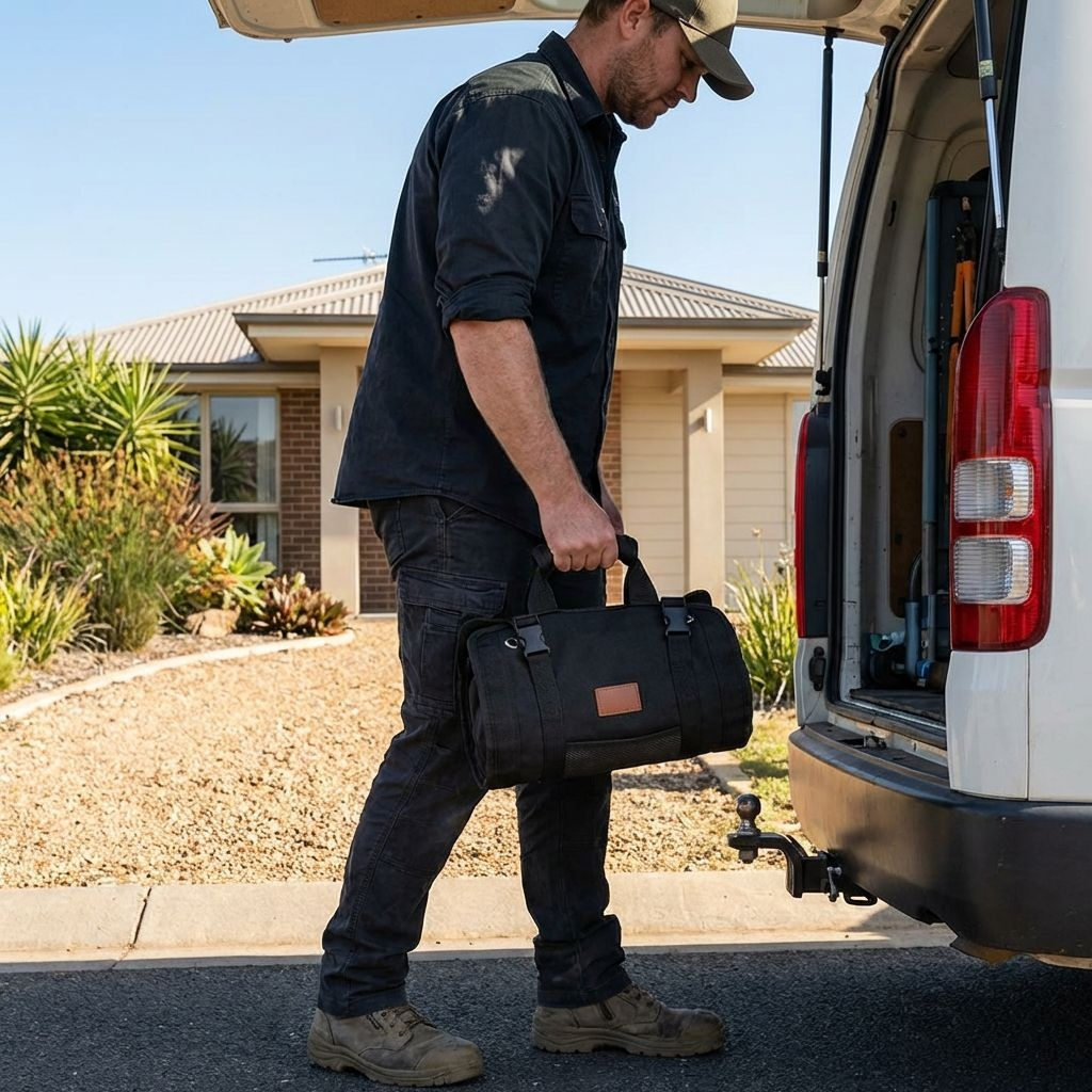 多機能ハンドヘルドロール式ハードウェアツール収納バッグ