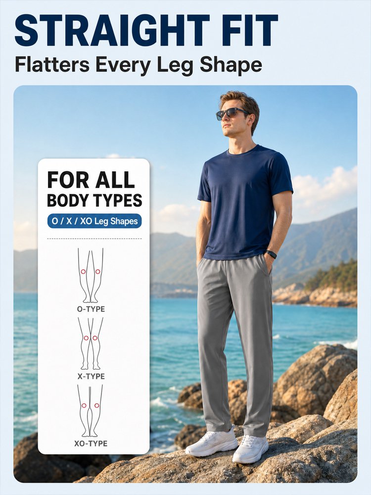 Ice silk quick-drying casual pants