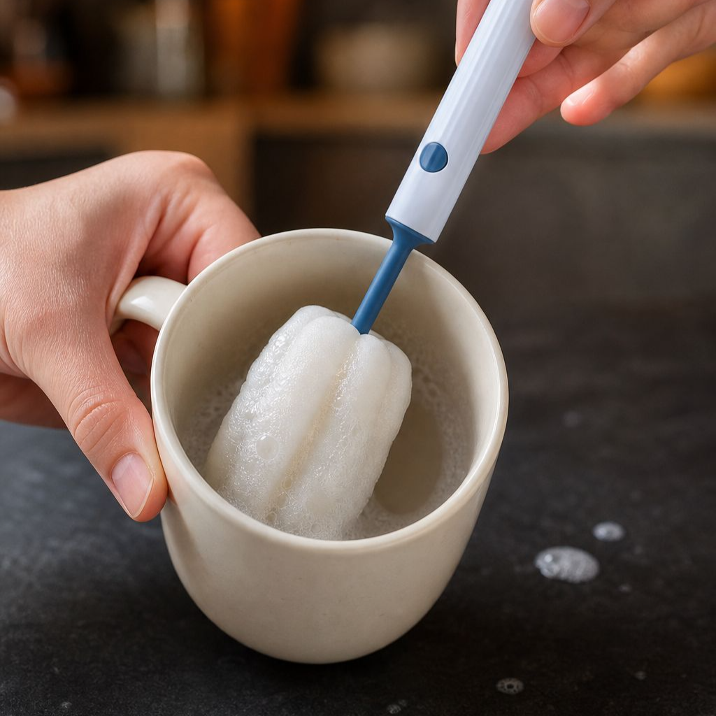 Multipurpose Cup Washing Sponge Brush