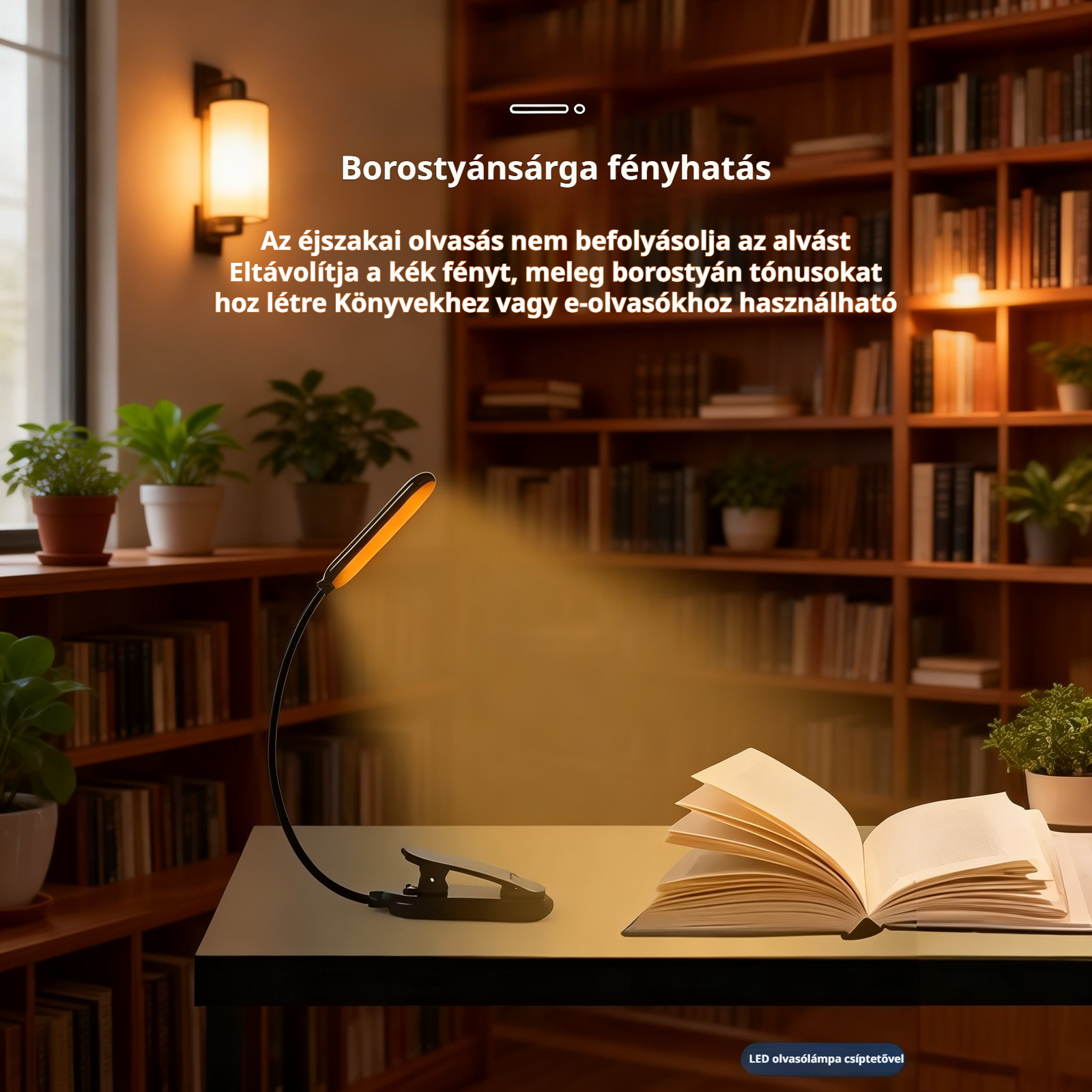 LED mini szemvédő asztali lámpa diákoknak