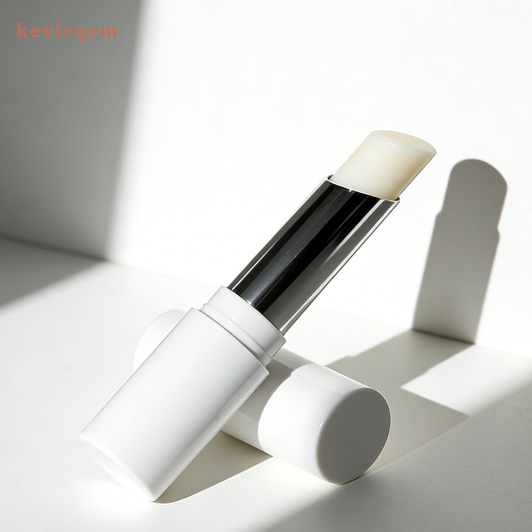 라이트 베이지 실버 튜브 립스틱 (2개입)