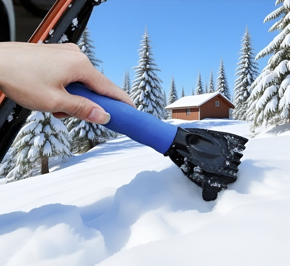 Easy snow and ice removal tools for cars
