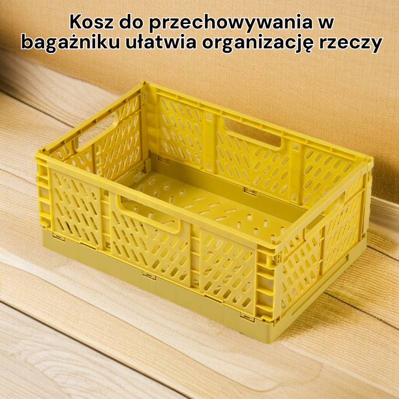 Kosz na przedmioty do samochodu, organizer do bagażnika