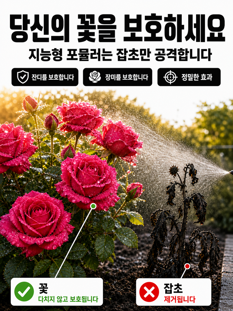 【한 번 뿌리면 뿌리째 뽑힌다】나노급 표적 침투 용해액