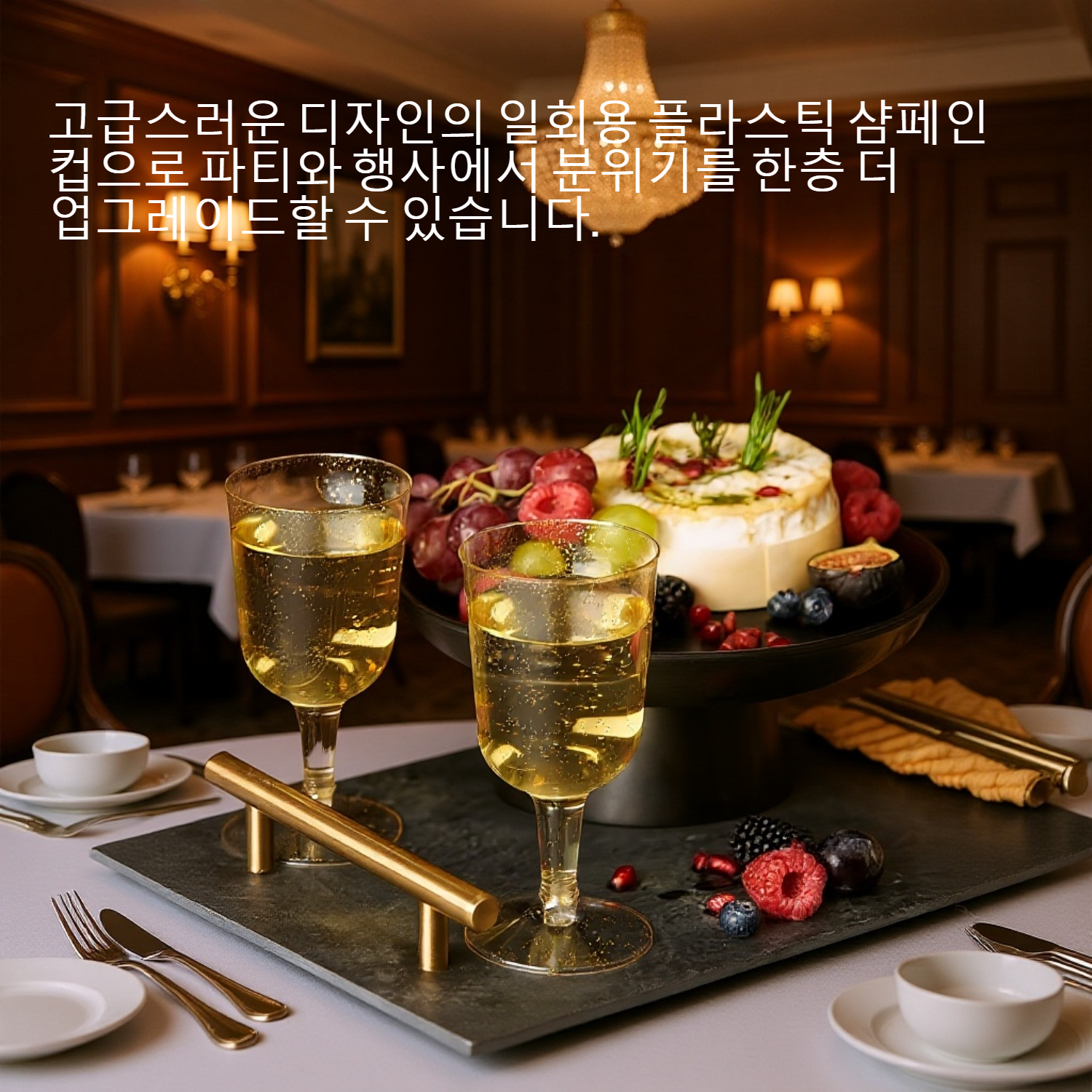 일회용 플라스틱 샴페인 컵