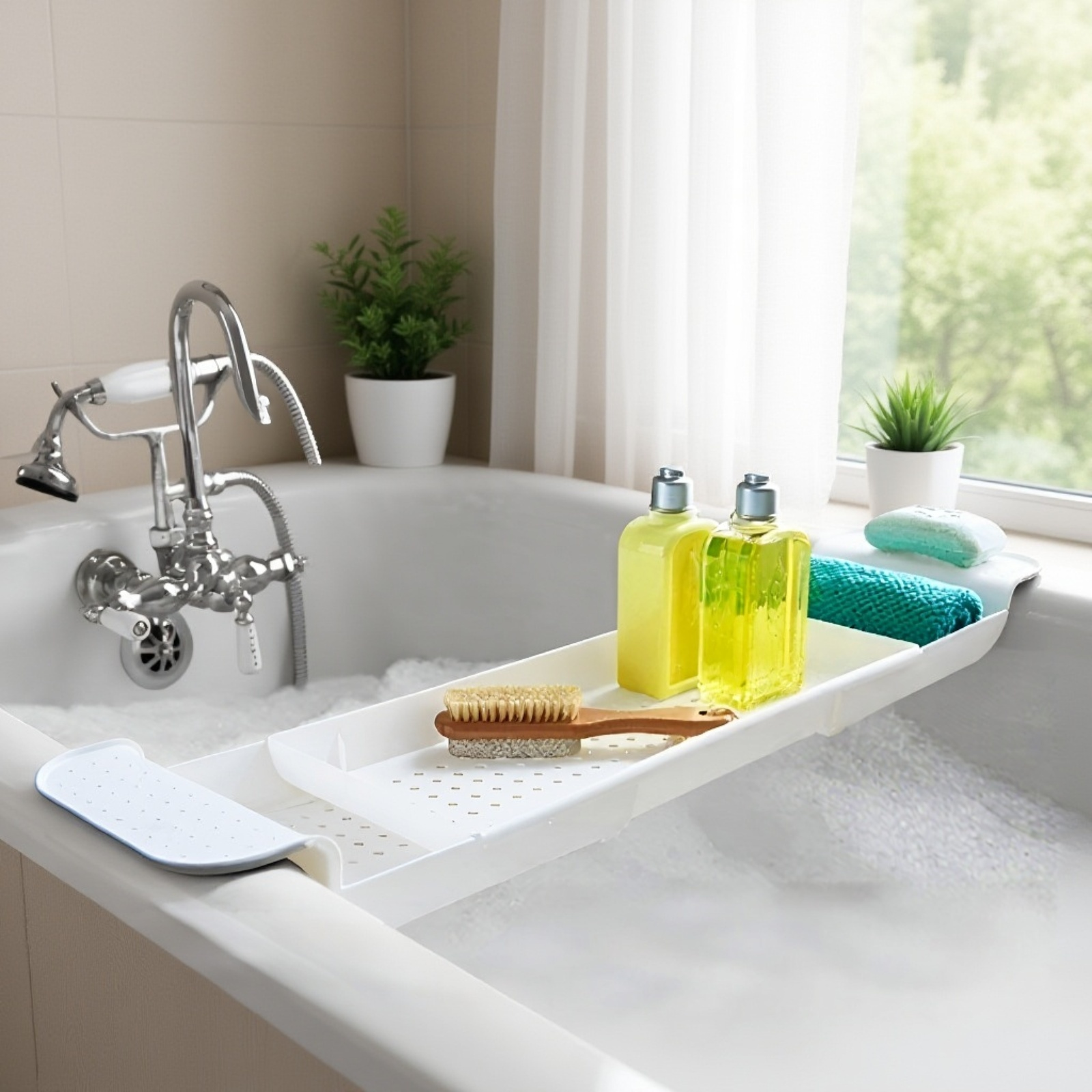 استخدام رف تصريف المياه في الحمام