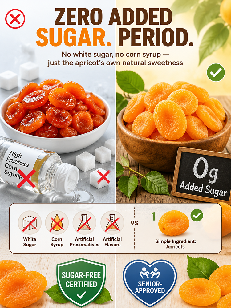Plump and Chewy Premium Sun-Dried Apricots