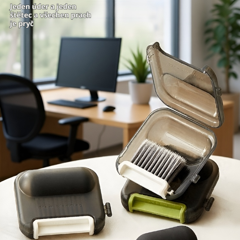 Čistící kartáček na klávesnici a úzké prostory do auta