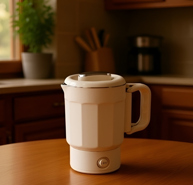 耐久性に優れた304ステンレス製ケトルの素材アップ