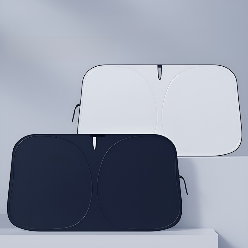 High-efficiency heat-insulating car sunshade