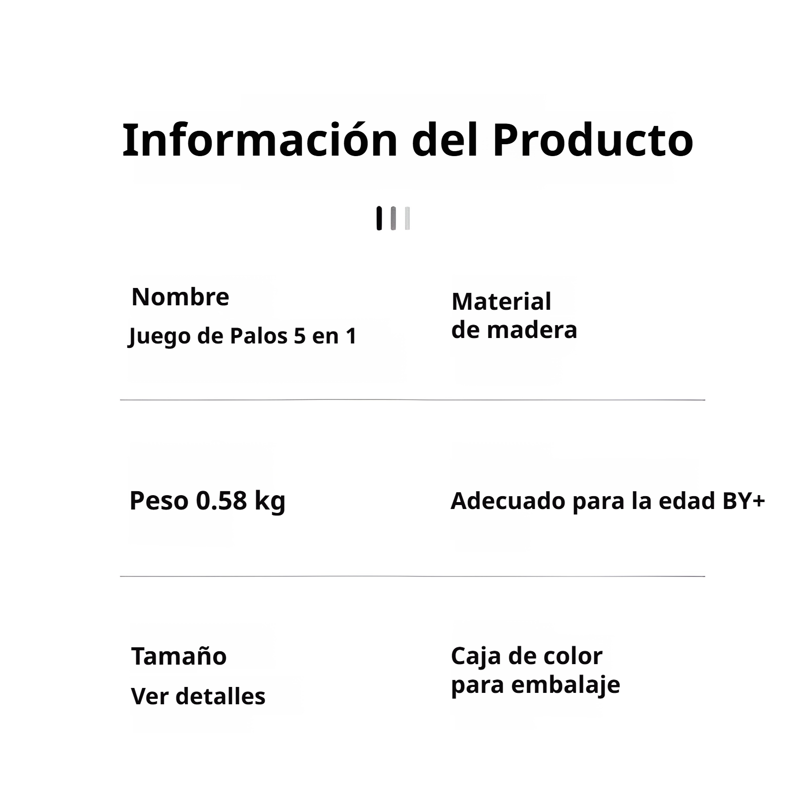 Juguete Montessori de madera para niños