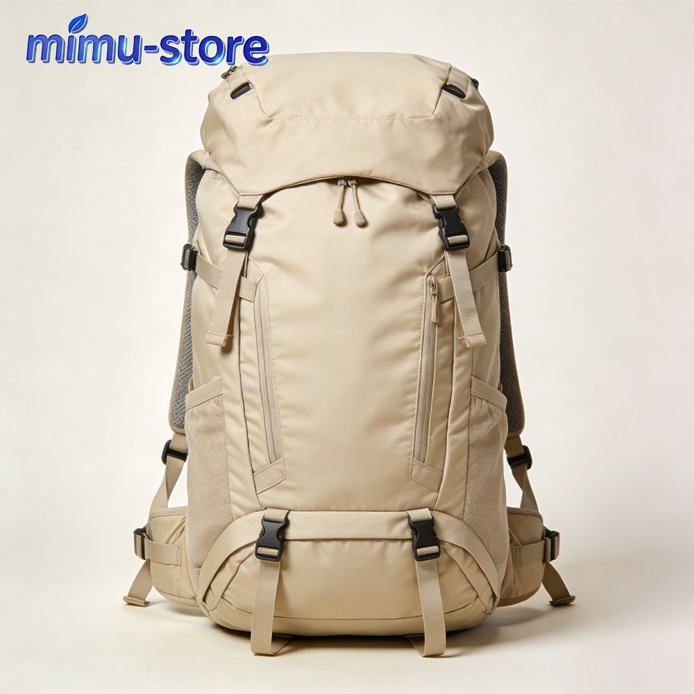 กระเป๋าเป้สะพายหลังสำหรับเดินป่า น้ำหนักเบา สีดำ