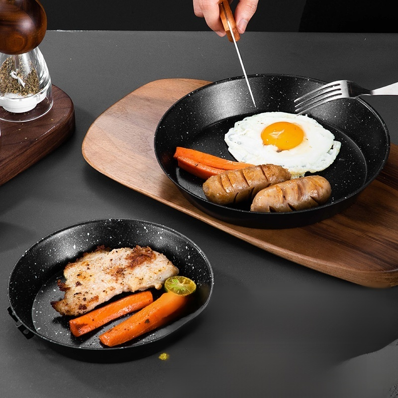 ชุดหม้อกระทะพับได้ สำหรับตั้งแคมป์ น้ำหนักเบา ทนทาน ป้องกันการลวก