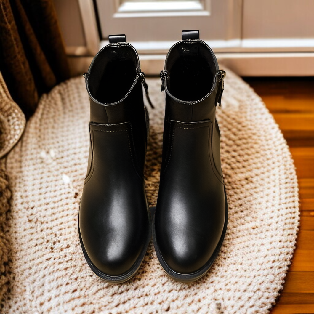 ブーツ レディース ショートブーツ 2024年秋冬新作 チェルシー スノーブーツ フラット