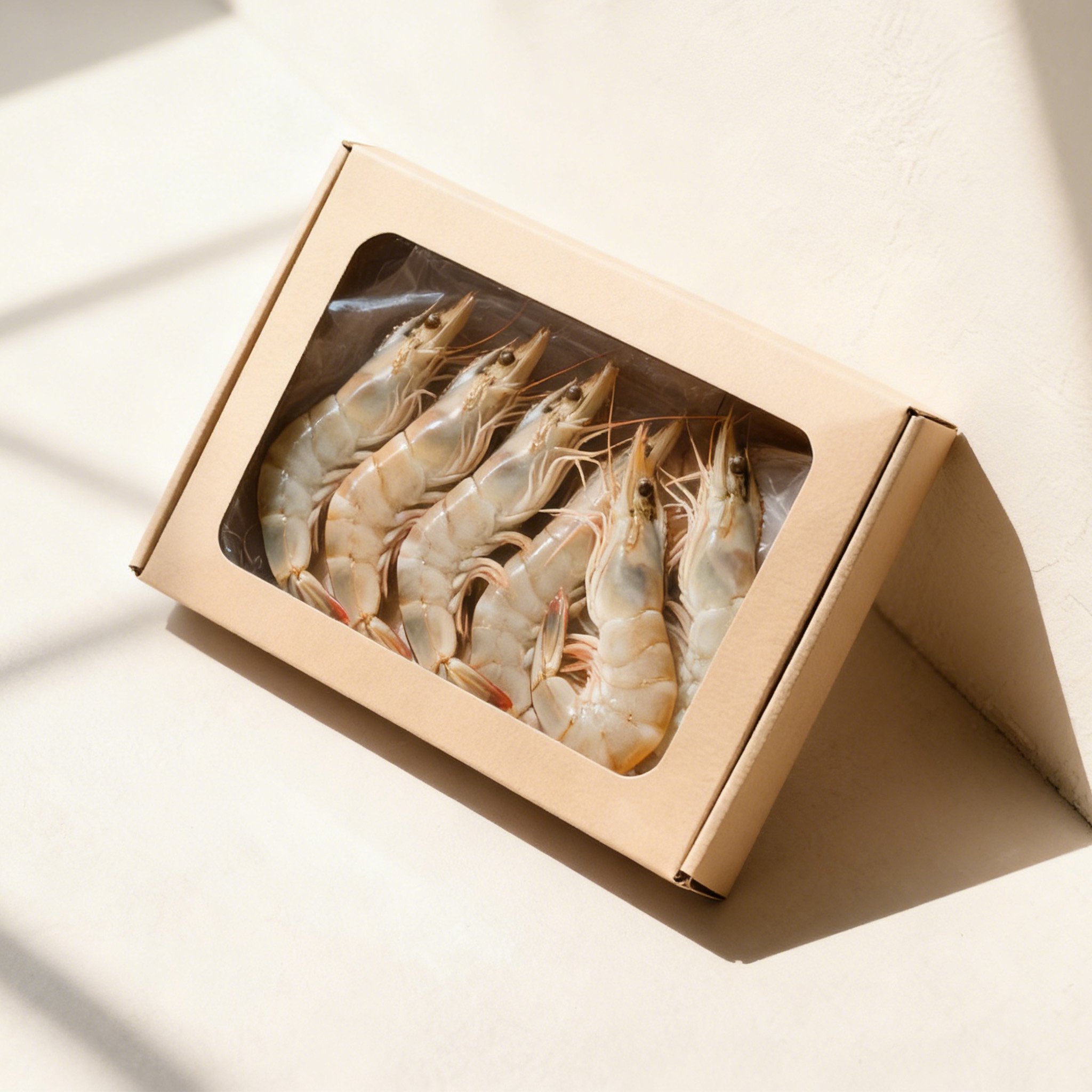 프리미엄 새우 3박스 세트 패키지 이미지