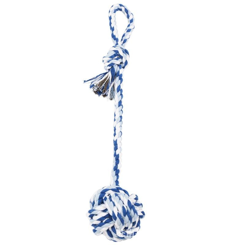 Durable Cotton Rope Toy for Large Dogs, Tug-of-War Chew Knot