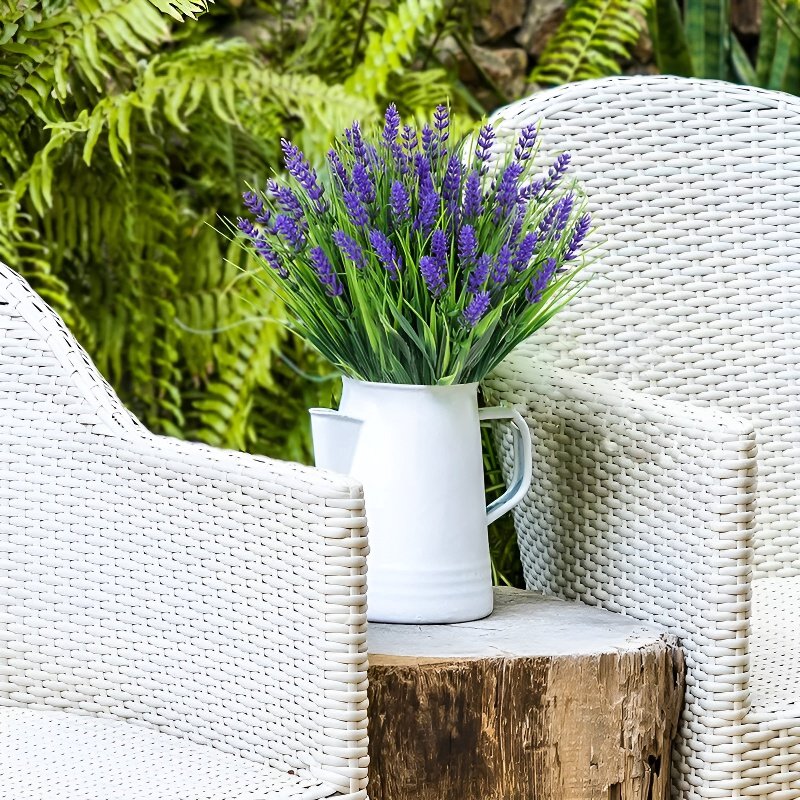 フェイクラベンダー家庭用装飾 花瓶用田園風人工植物