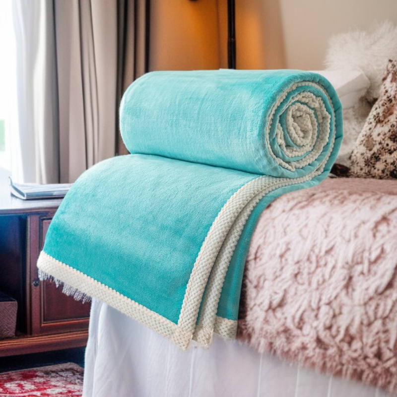 양면 두꺼운 밀크 플리스 담요