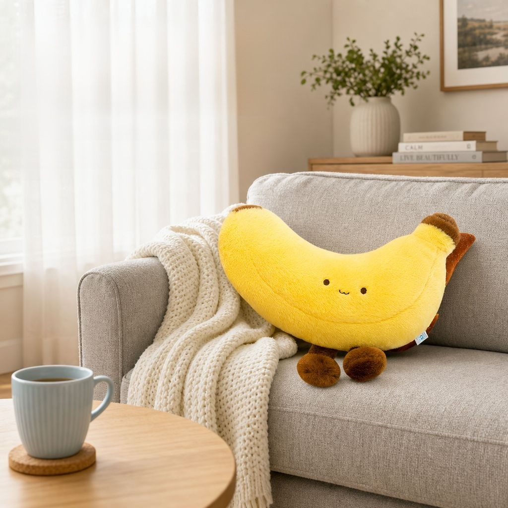 Simulation Long Legs Banana Plush Toy Pillow