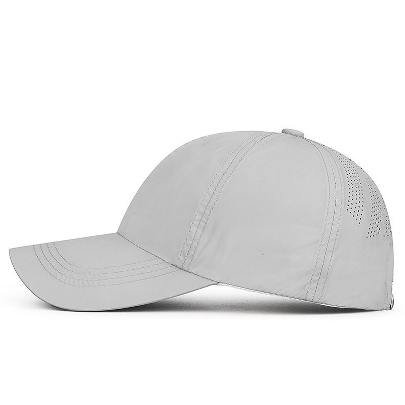 通気性と速乾性に優れたキャップ