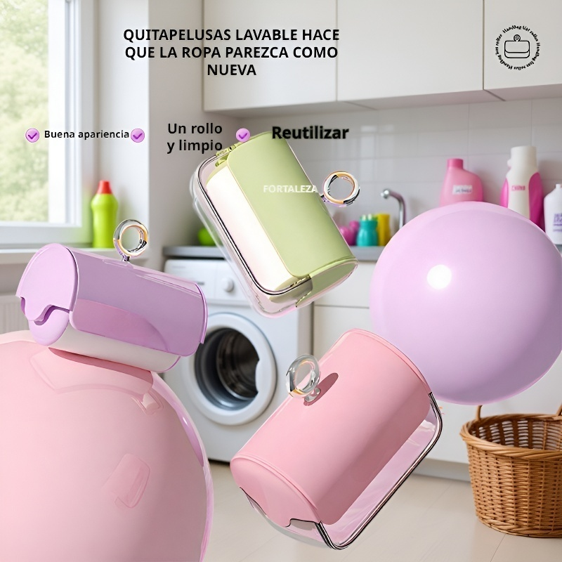 Dopamina Rodillo Lavable para Quitar Pelusa de Ropa