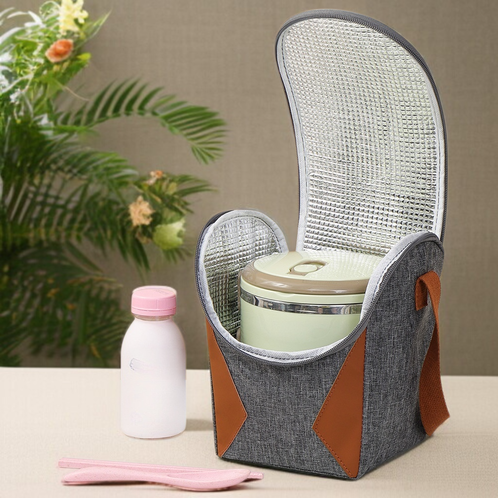 断熱ランチボックスバッグ ランチバッグ ランチバッグ オフィスワーカー 厚手アルミホイルランチボックス ハンドバッグ ピクニックバッグ
