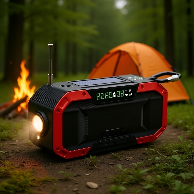 Radio d'urgence multifonction extérieure