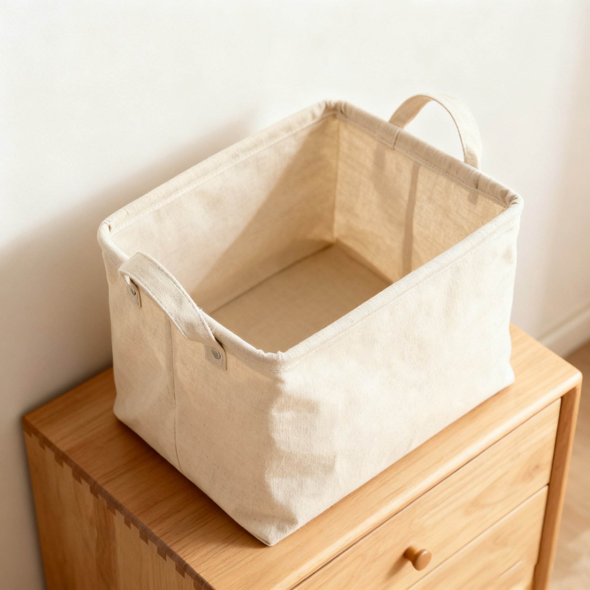심플한 패브릭 수납 바구니