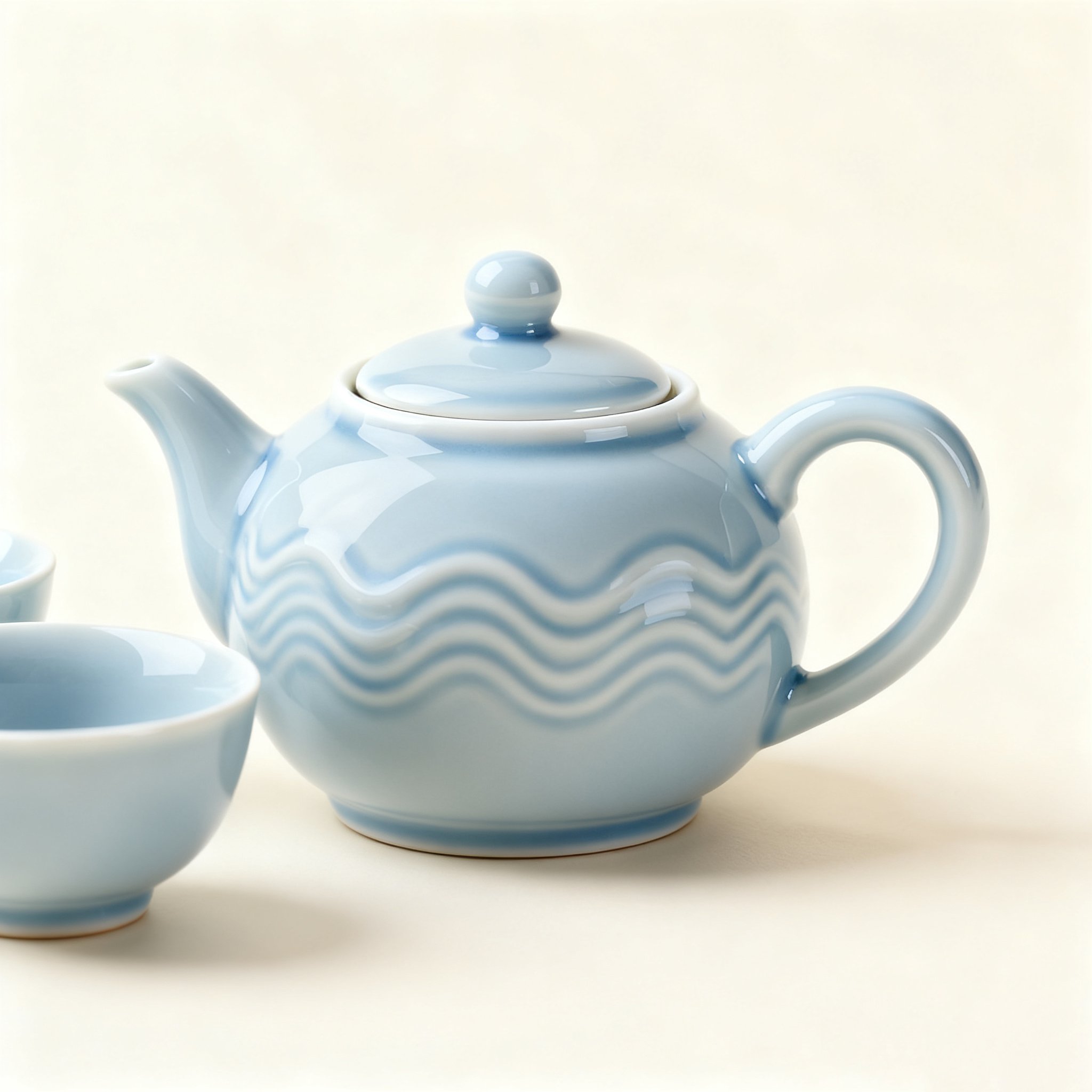 エレガントなデザインのティーカップとソーサー