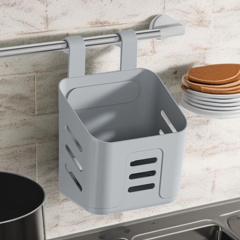 Függesztett műanyag tárolókosár konyhába