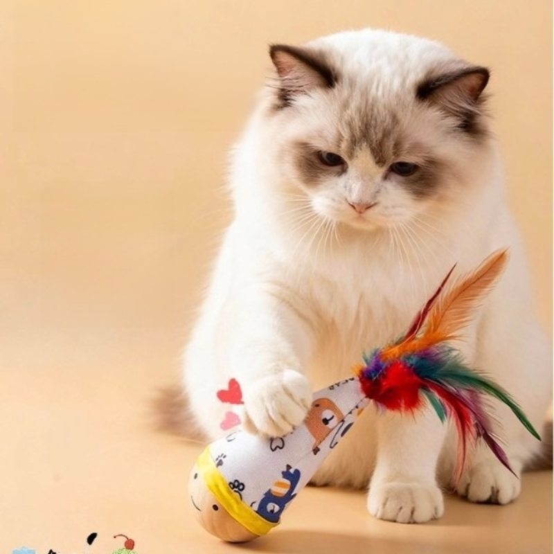 不倒翁貓咪玩具解悶神器