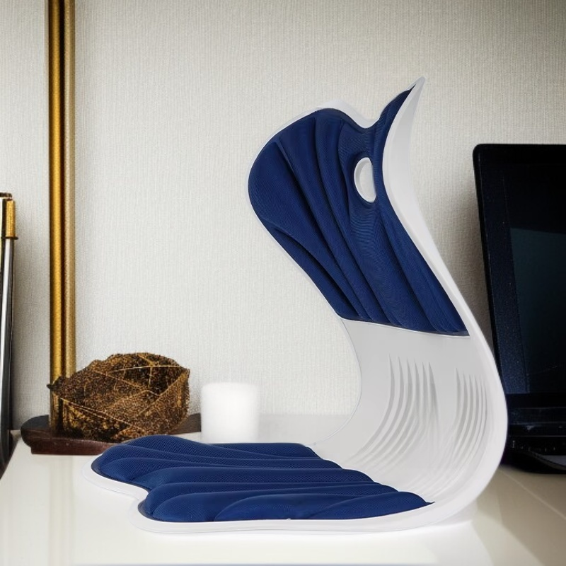 인체공학 허리 쿠션 사무실 의자 - 장시간 앉아도 편안한 허리 받침대