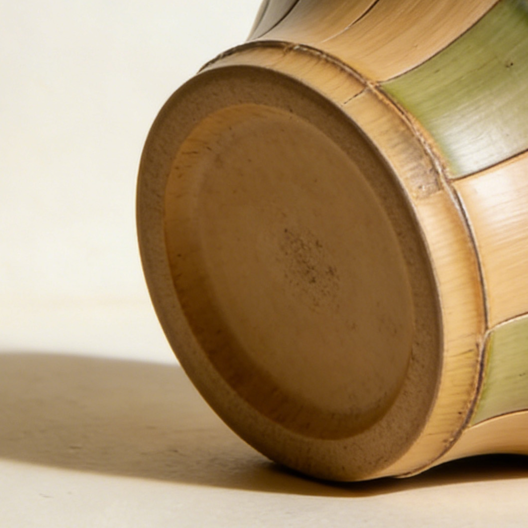 Conjunto de 4 macetas de madera creativas para el hogar