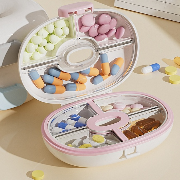 七天密封防潮便攜藥盒