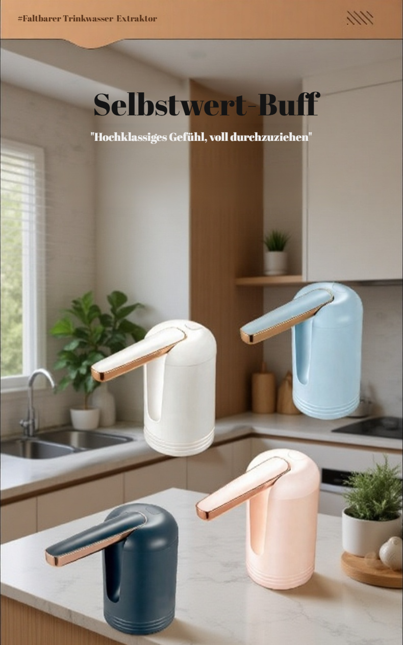 Detailansicht des Wasserfilters im Haushaltsgerät