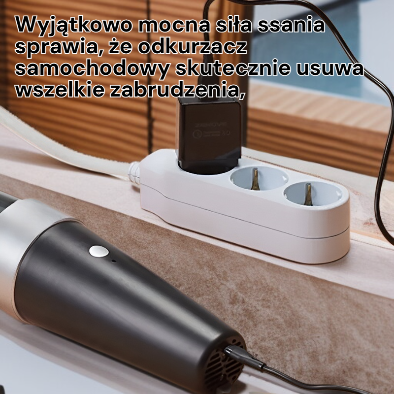 Bezprzewodowy odkurzacz ręczny do samochodu i domu 12V