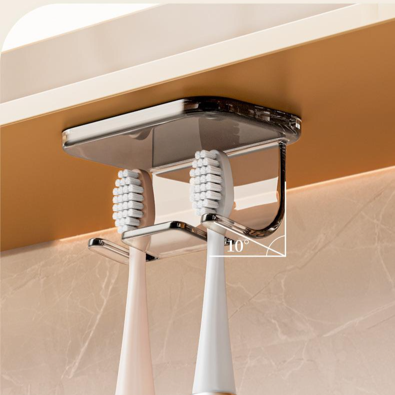 鏡櫃磁吸牙刷架倒扣漱口杯