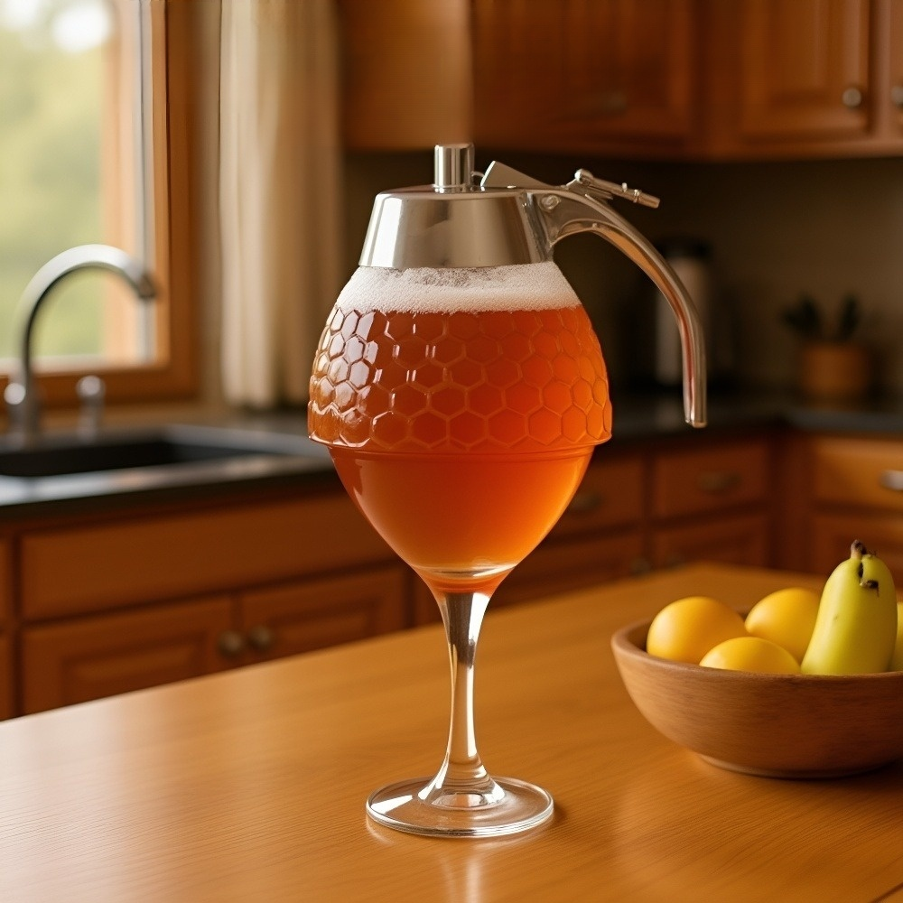 Accesorio práctico para servir jugos y jarabe