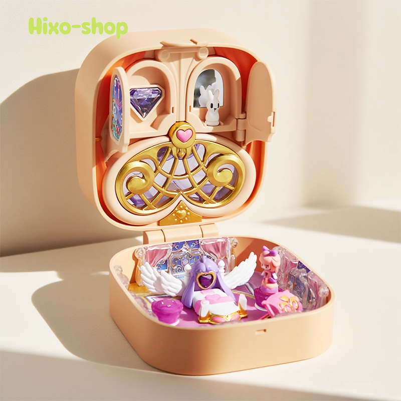 Vynikající krabička s drahokamy do domečku pro panenky pro dívky