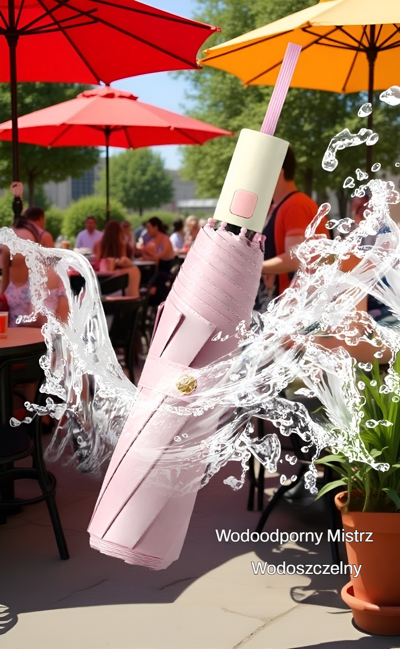 Nowoczesny parasol z szybkim mechanizmem otwierania