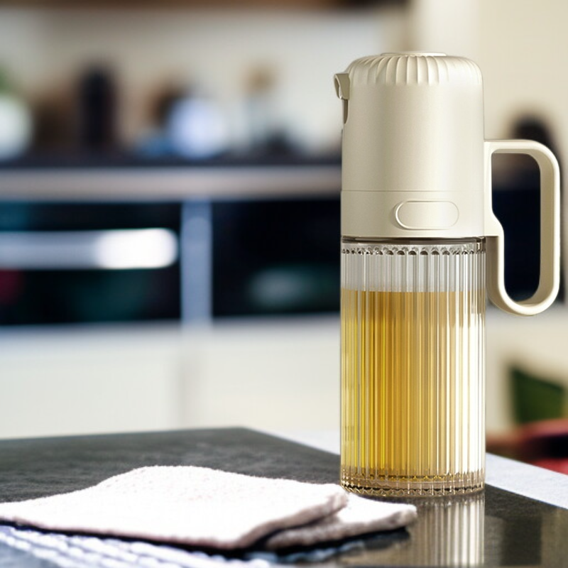 Glass Spray Oil Dispenser Kitchen Oil Control Air Fryer Oil Bottle
