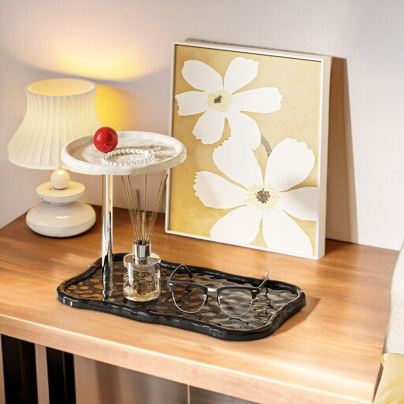 ชั้นวางของสองชั้น ใช้งานง่าย เคลื่อนย้ายสะดวก